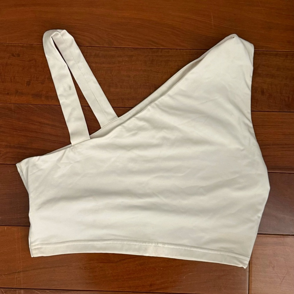 Mistress Rocks One-Shoulder White Crop Top - Women